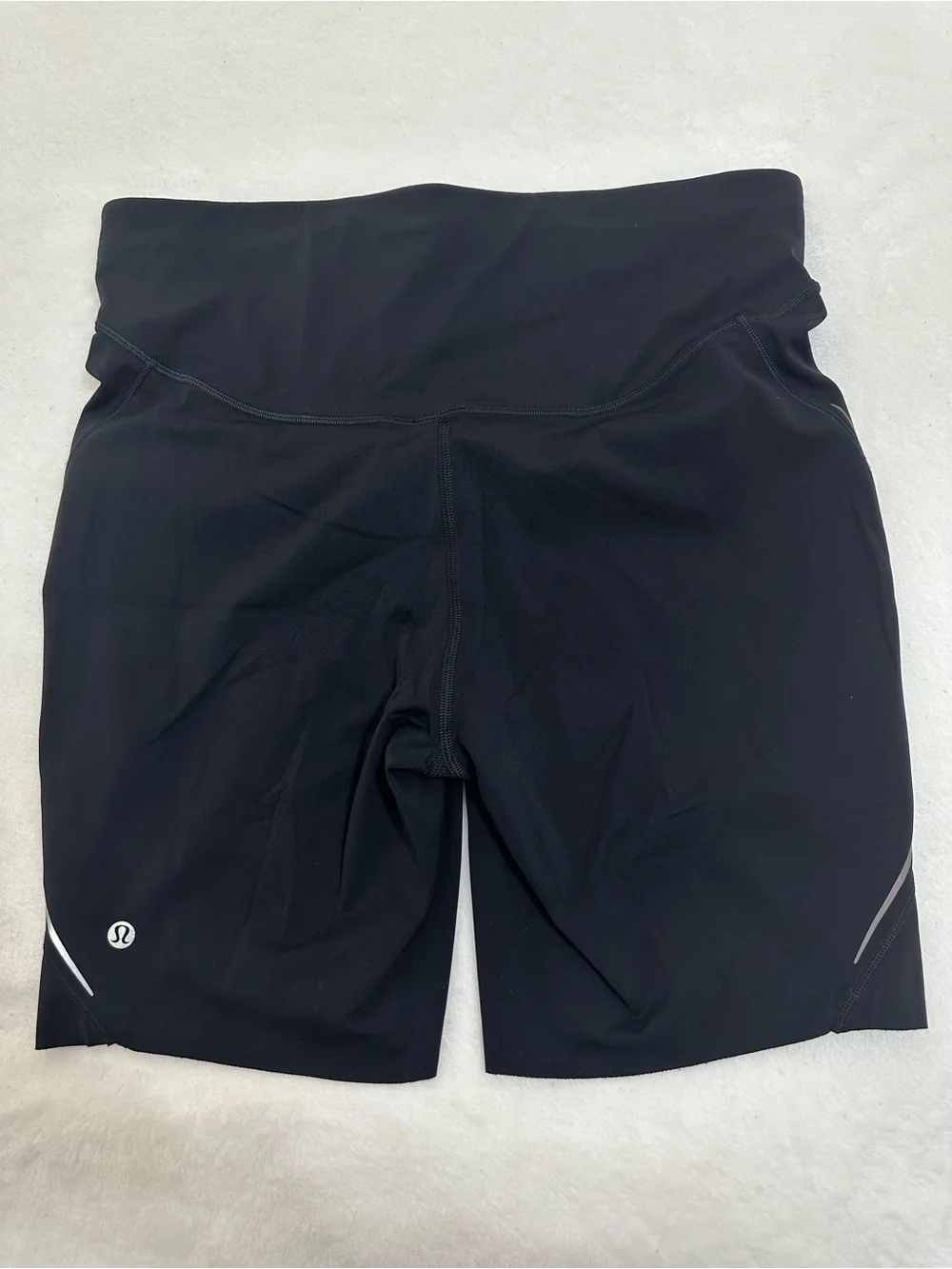lululemon athletica base pace  High-Rise Bike Shorts with Reflective Trim 8”
